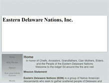 Tablet Screenshot of easterndelawarenations.org